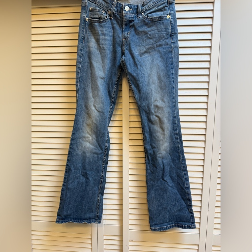 Classic 518 Superlow Flare Levi’s Blue Women's Jeans Sz 27x32